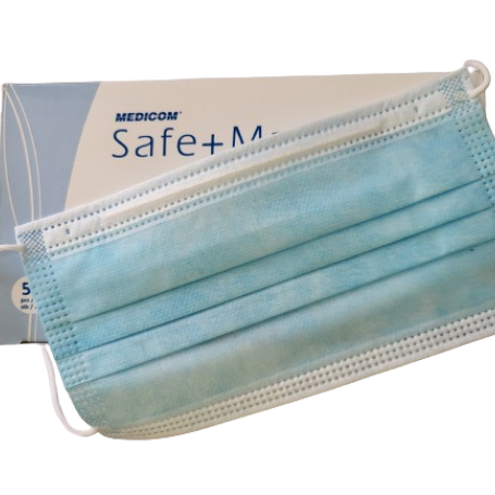 Маски MEDICOM, блакитні , 50 шт.