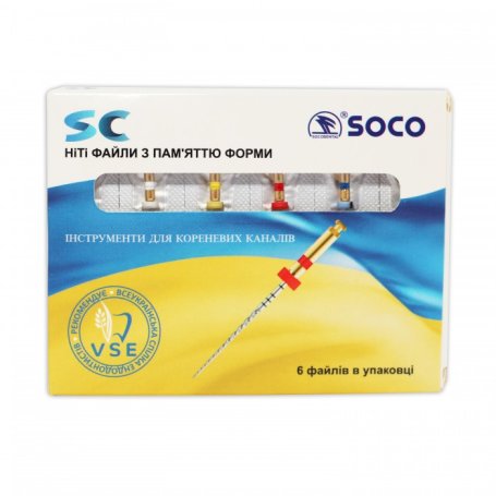 SOCO FILE SC Асорті, 21 мм, 6 шт