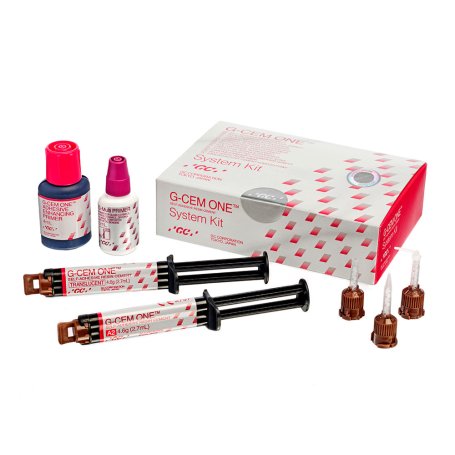 G-CEM ONE System Kit (2 шприци (A2, Translucent) х 4.6 г, праймер (AEP) 4 мл, G-Multi PRIMER 5 мл)